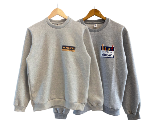 Buzo cuello redondo ALGODÓN CON FRISA