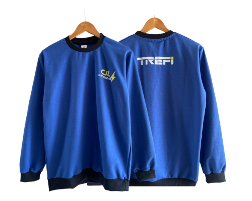 Buzo cuello redondo ALGODÓN CON FRISA