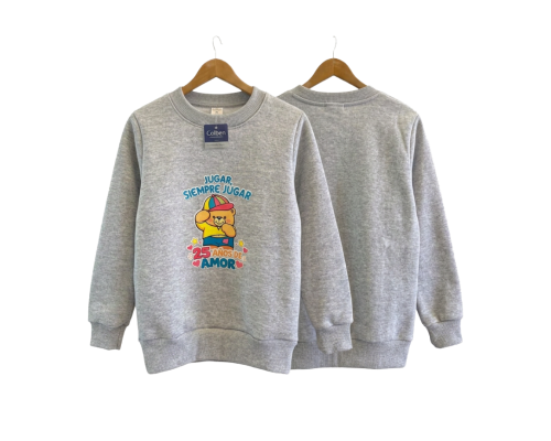 Buzo cuello redondo FRISA - Personalizado para escuelas.