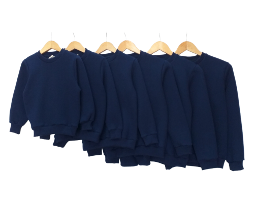 Buzo cuello redondo FRISA - Personalizado para escuelas.