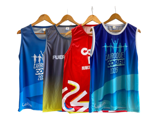 Musculosa hombre 100% sublimada