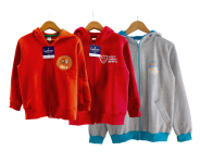 Campera de algodón con frisa CON LOGO - Uniforme escolar